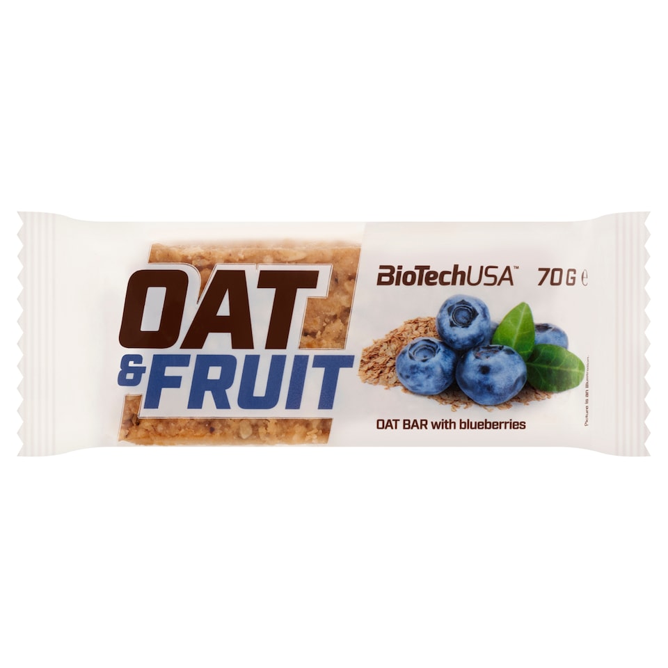 BioTechUSA Oat & Fruit zabszelet áfonyával 70 g  1. kép