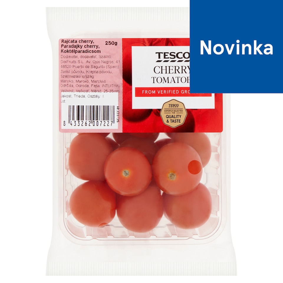 Tesco Paradajky cherry 250 g