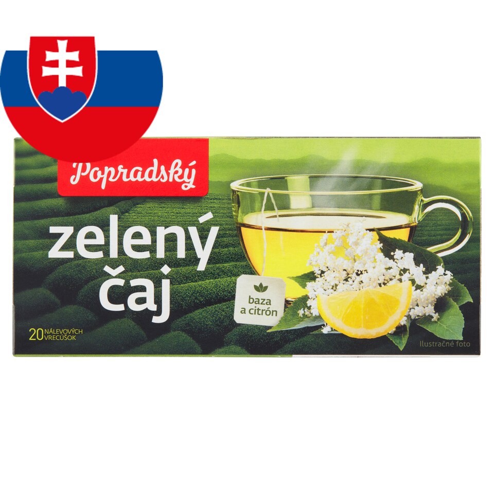 image 1 of Popradský Green Tea Elderberry and Lemon 30 g