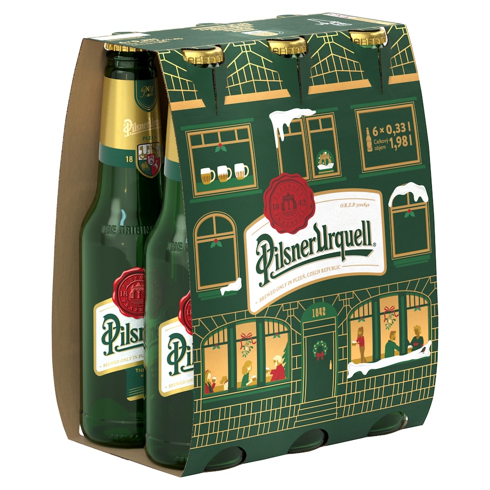 Pilsner Urquell Pivo ležák světlý 6 x 0,33l (1,98l)