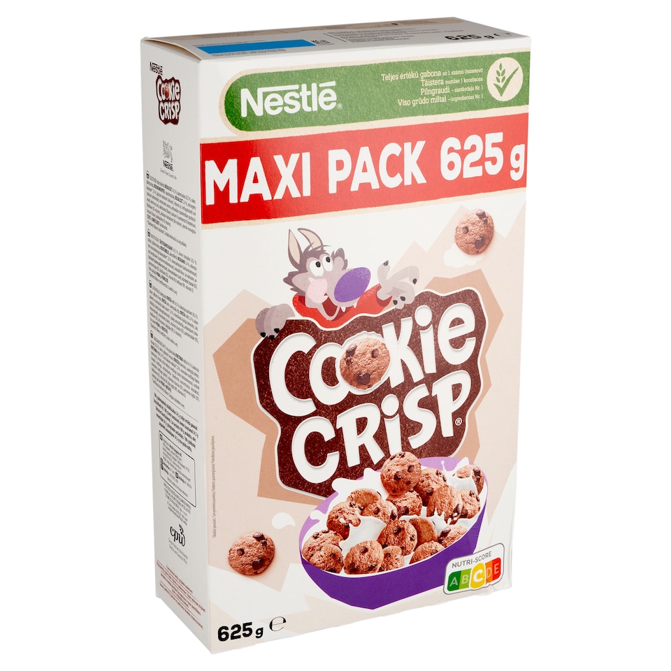 Cookie Crisp süti formájú, csokiízű, ropogós gabonapehely 625 g