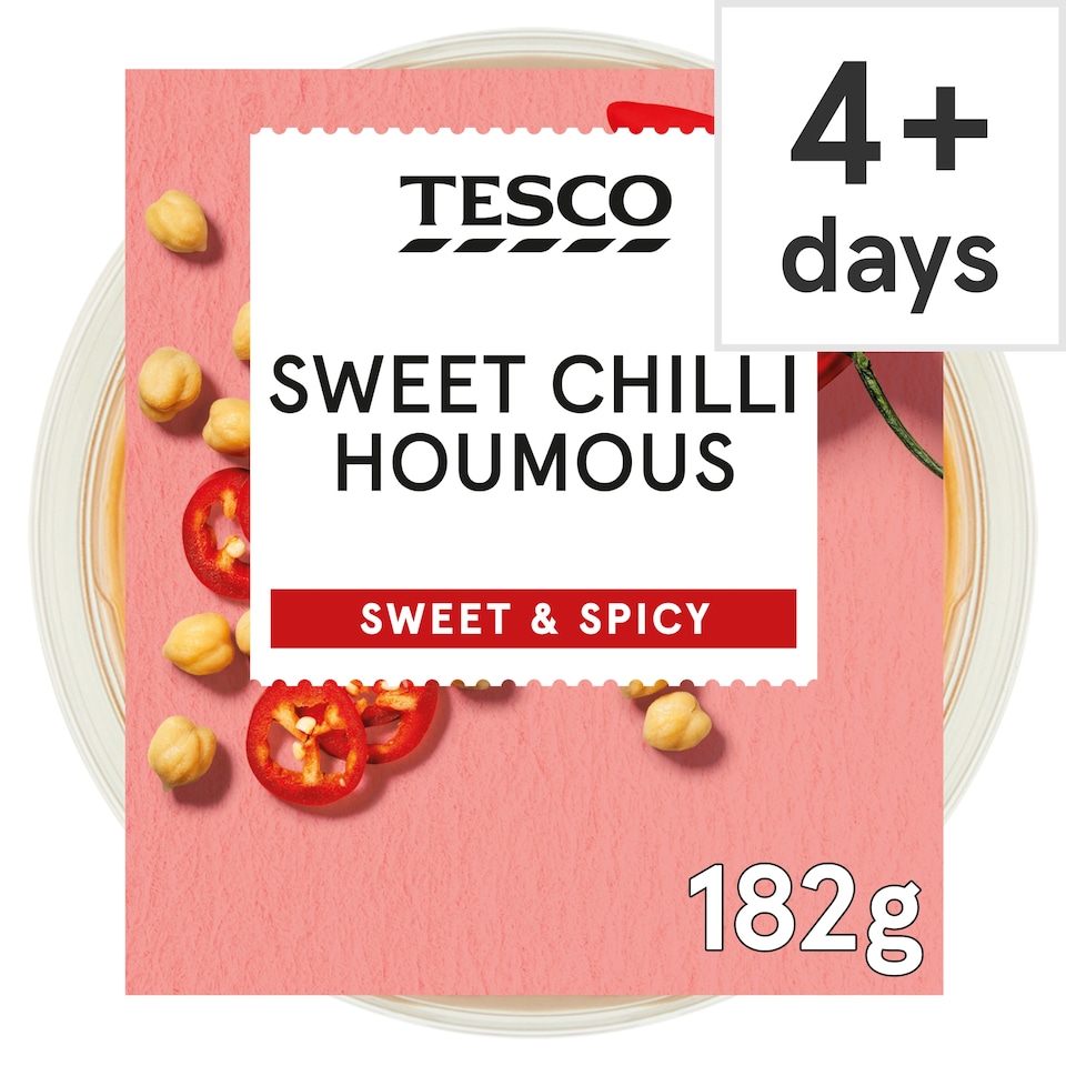 Tesco Sweet Chilli Houmous 182g