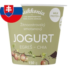 Kukkonia Žitnoostrovský smotanový jogurt egreš-chia 150 g