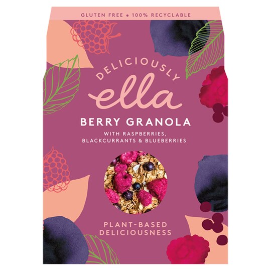 Deliciously Ella Berry Granola 500G Tesco Groceries