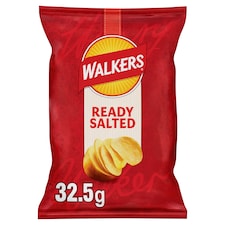 Walkers Ready Salted Crisps 32.5G