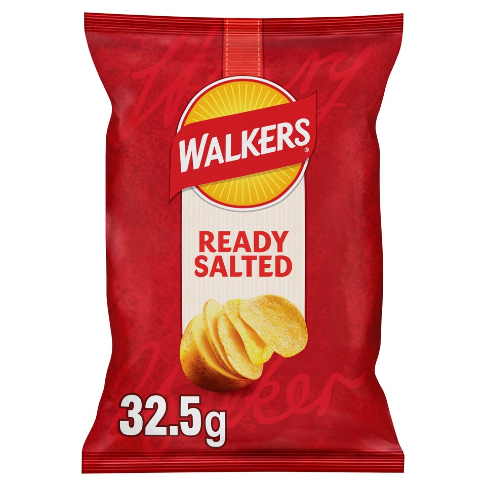 image 1 of Walkers Ready Salted Crisps 32.5G