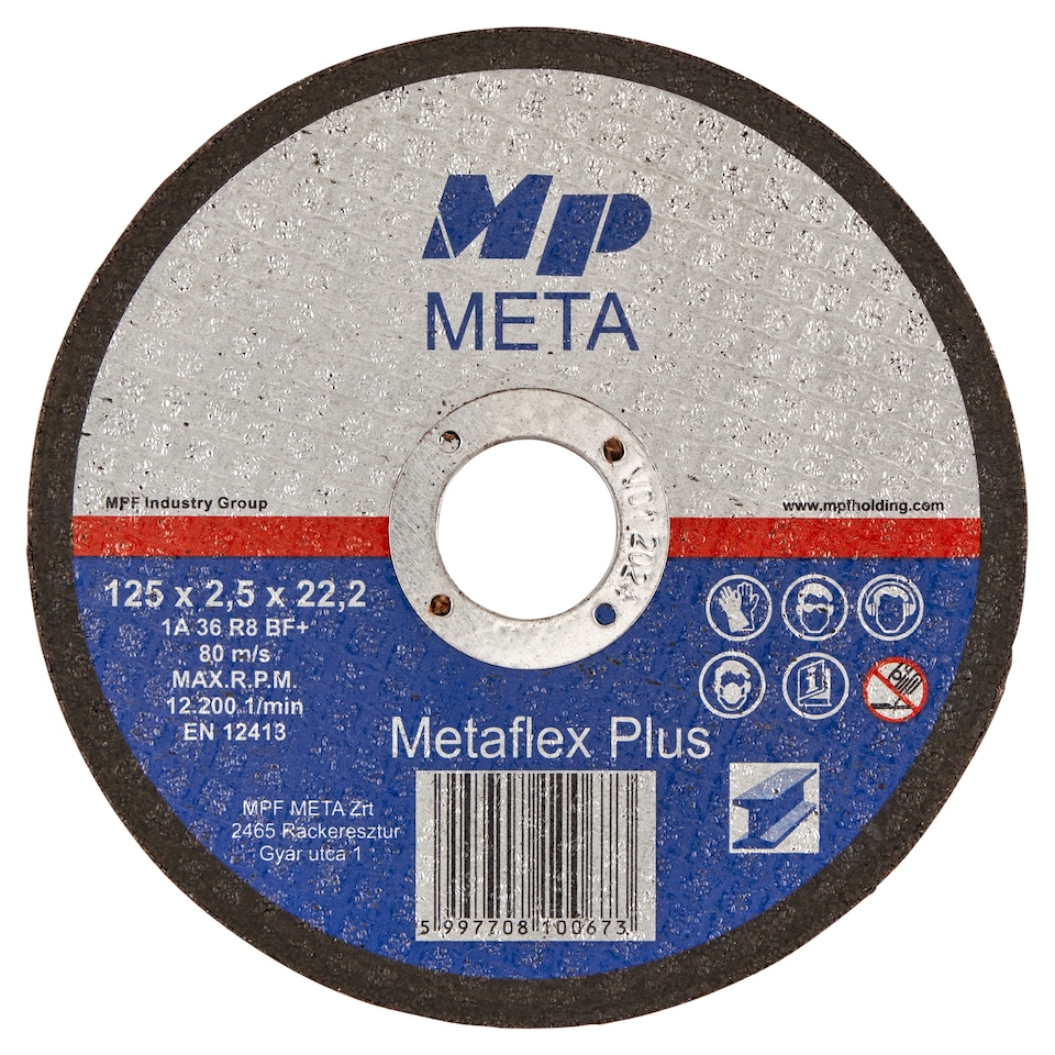 MP Meta Metaflex Plus brusný kotouč 125 x 2,5 x 22,2
