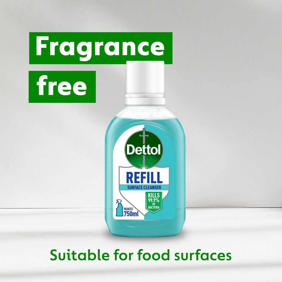 image 1 of Dettol Original Antibacterial Surface Cleanser Refill Spray 50ml