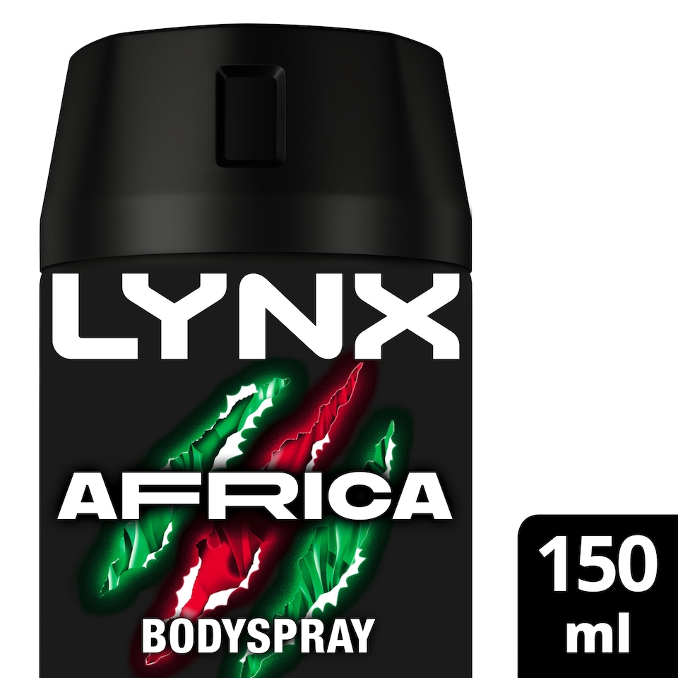 image 1 of Lynx Africa 48h Deodorant Bodyspray for Men 150ml