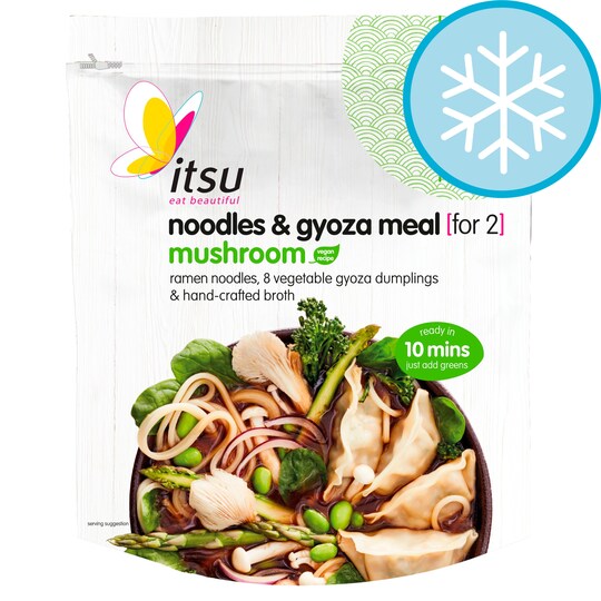 Itsu Noodles & Gyoza Meal For 2 Mushroom 350G Tesco Groceries