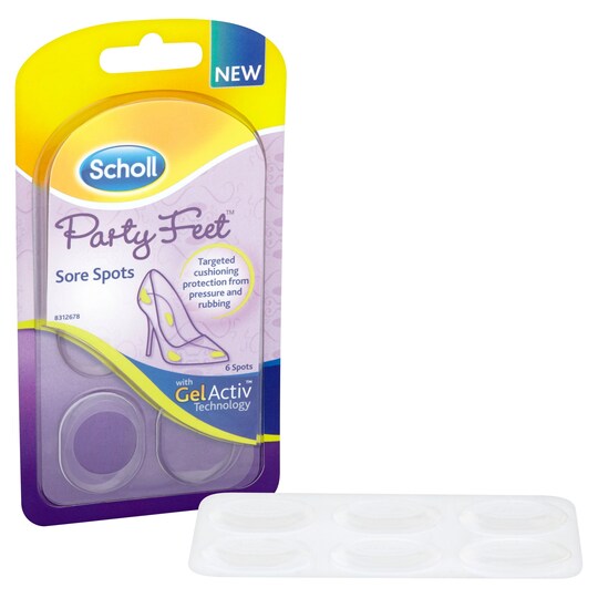 Scholl Party Feet Invisible Gel Foot Care Tesco Groceries