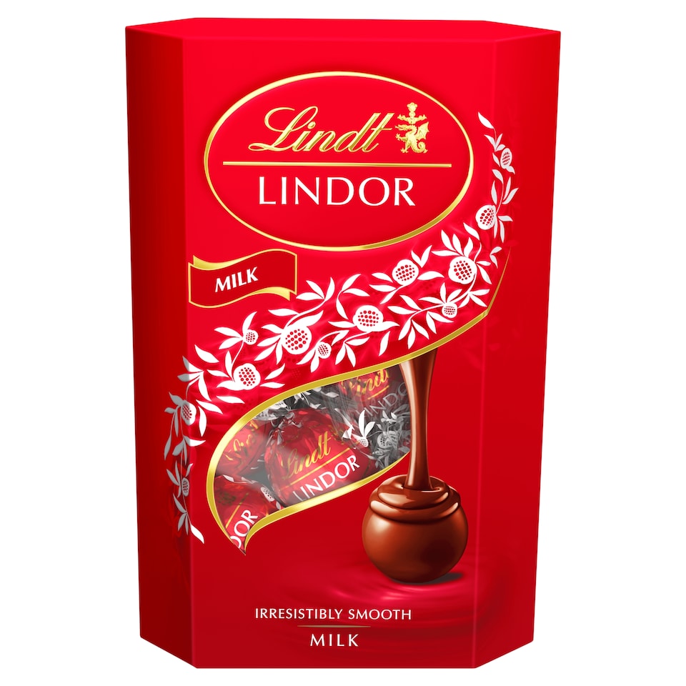 Lindt Lindor Mliečna čokoláda s jemnou tekutou náplňou 137 g