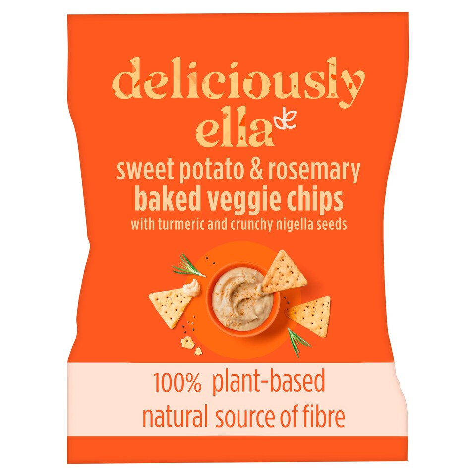 Deliciously Ella Sweet Potato Veggie Chips 100G Tesco Groceries