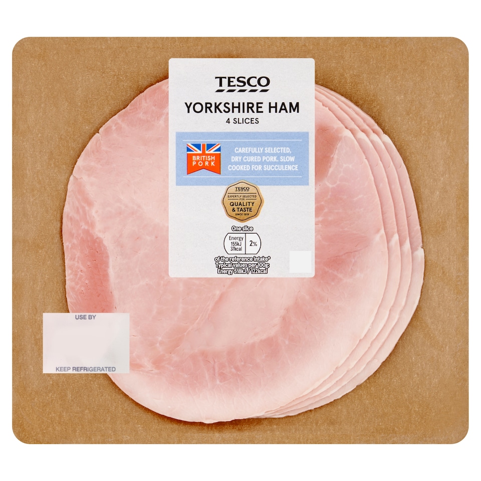 Tesco Deli Yorkshire Ham Slices 120g