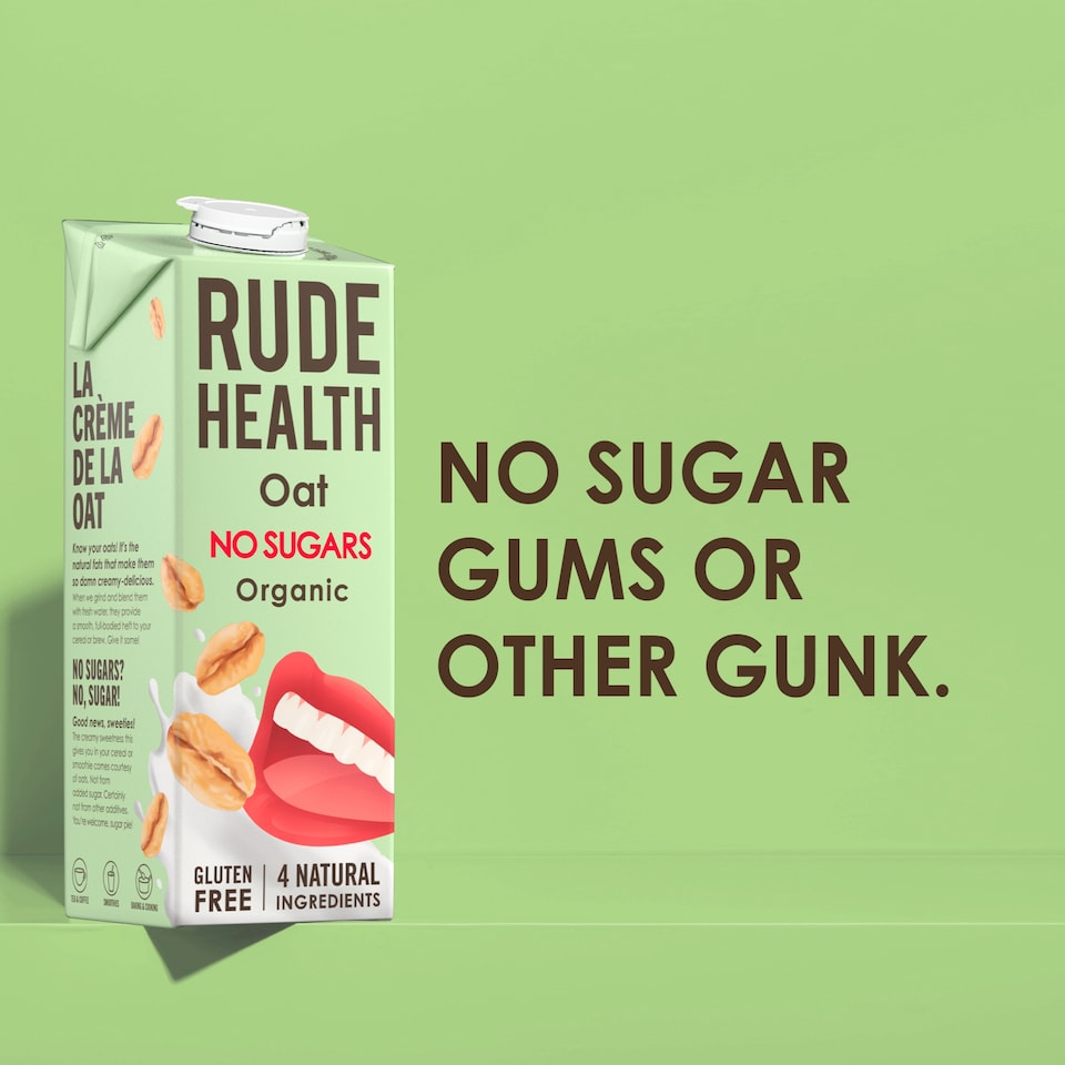 image 1 of RUDE HEALTH OAT NO SUGARS ORGANIC 1L