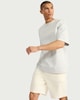 image 1 of F&F Active EVERYHOUR Cotton Rich Drawstring Shorts in Cream