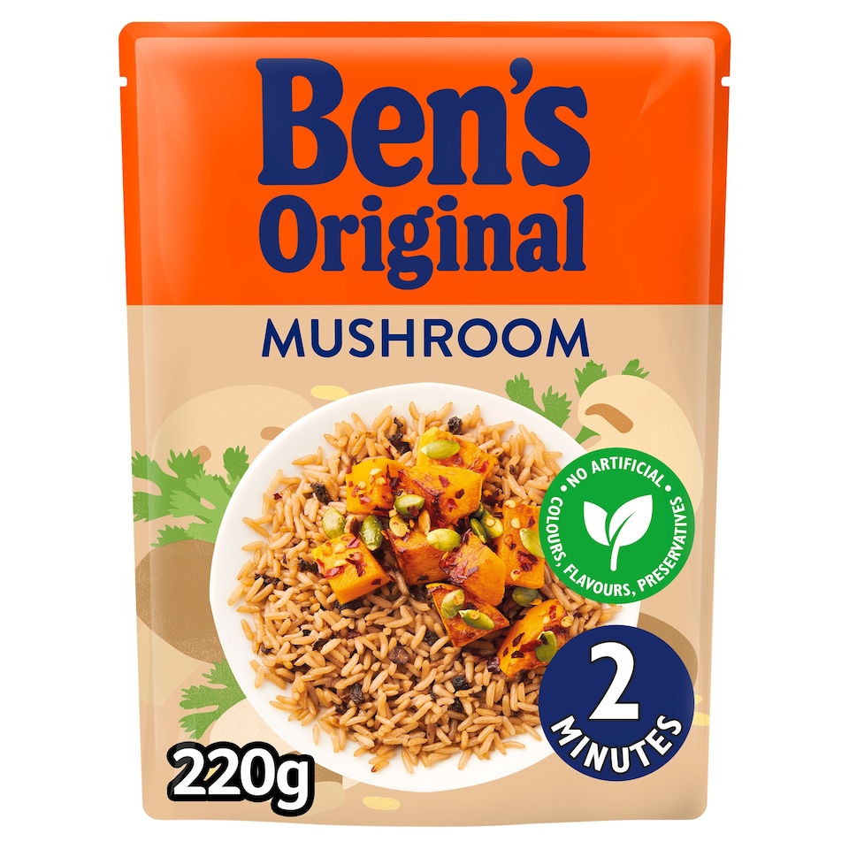 image 1 of Ben's Original Mushroom Microwave Rice 220G
