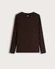 image 5 of F&F Cotton Rich Crew Neck Long Sleeved Top in Brown