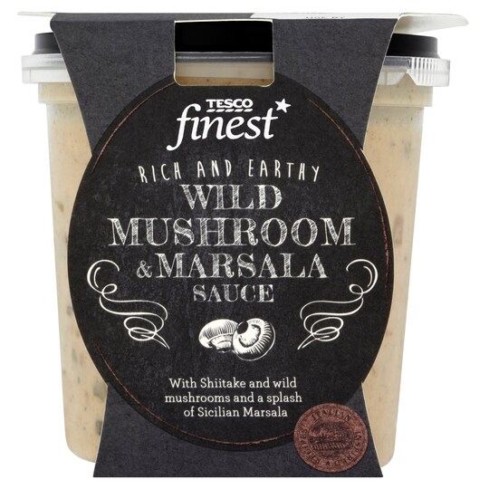 Tesco Finest Wild Mushroom Sauce 350G Tesco Groceries