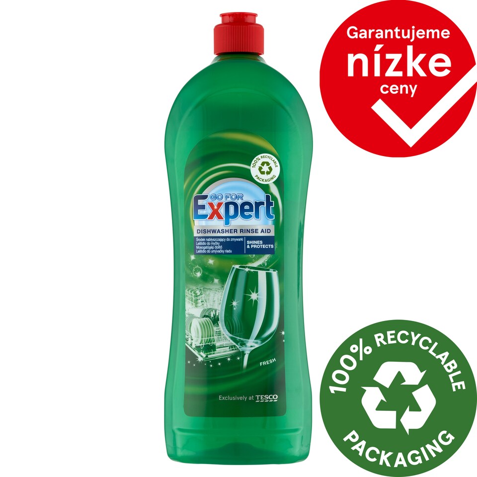 Go for Expert Fresh leštidlo do umývačky riadu 800 ml