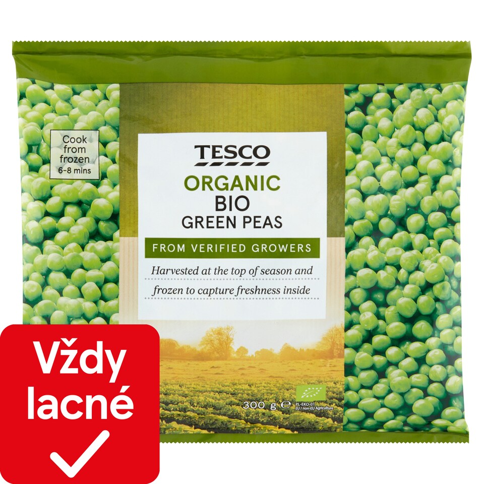 Tesco Organic Bio Green Peas 300 g