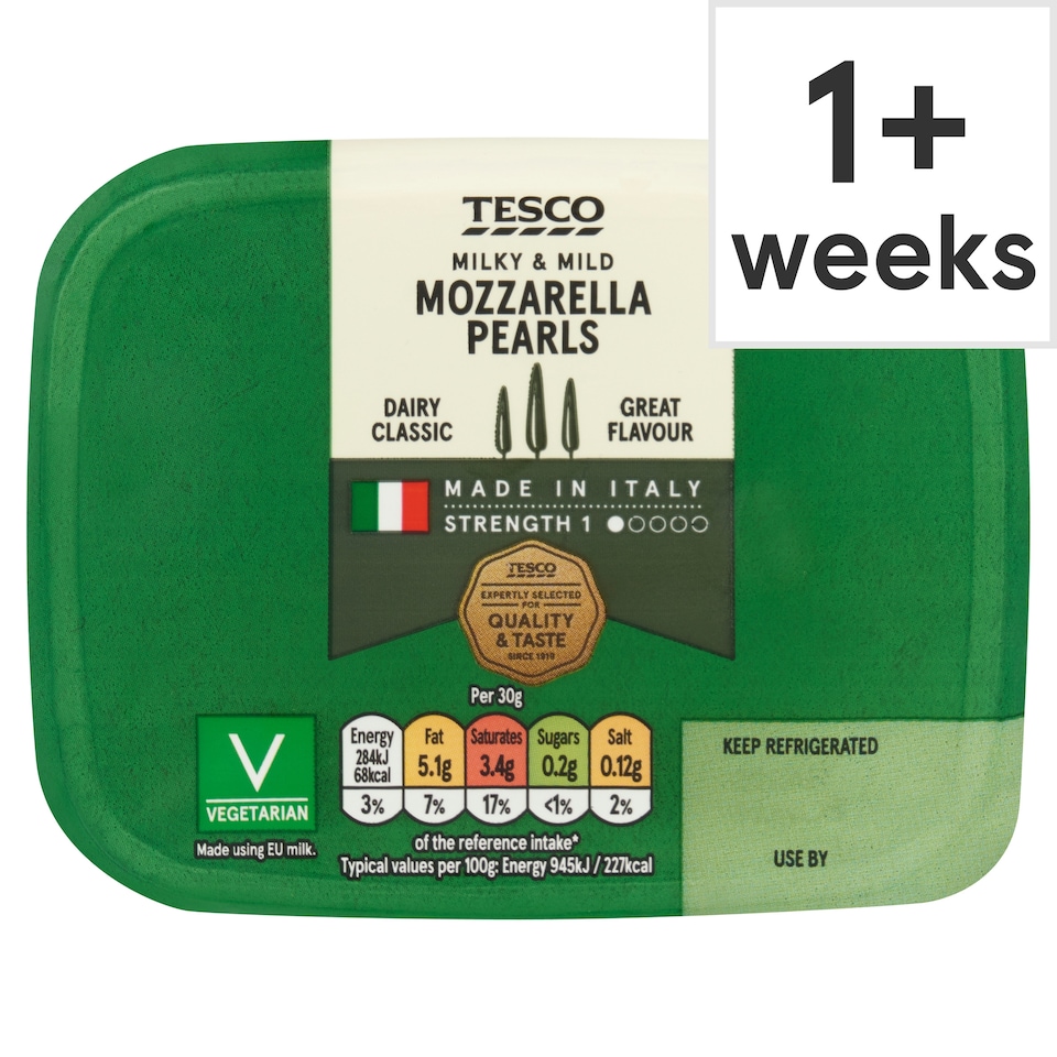 Tesco Mini Mozzarella Pearls 210G