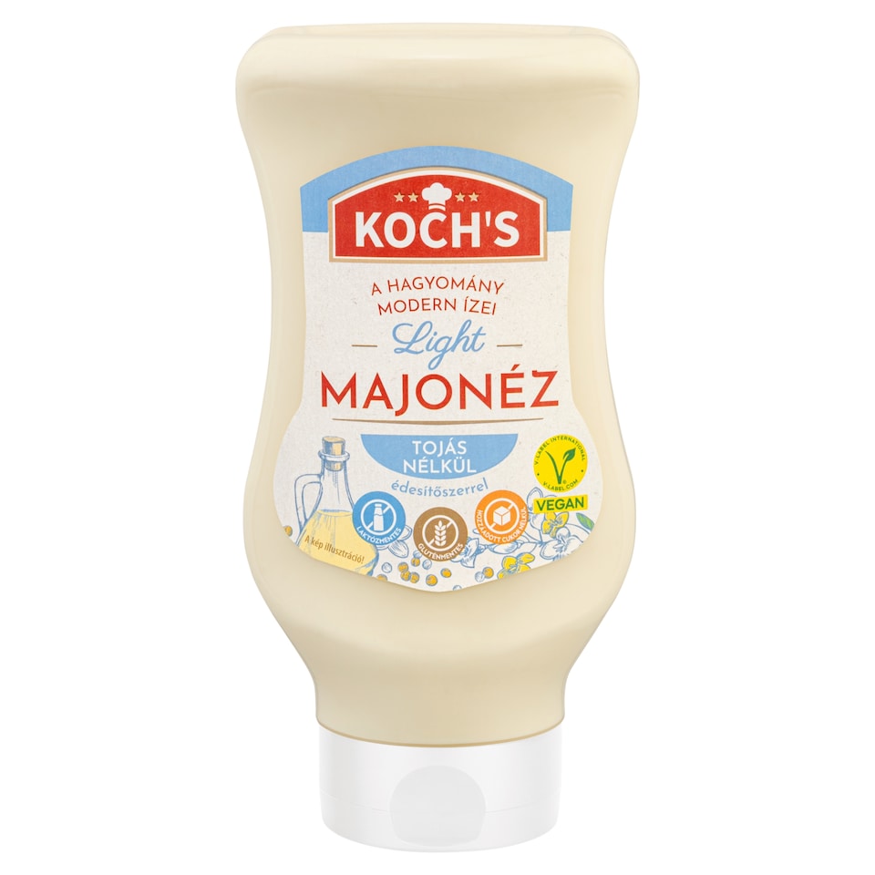KOCH'S Light majonéz tojás nélkül, édesítőszerrel 450 g