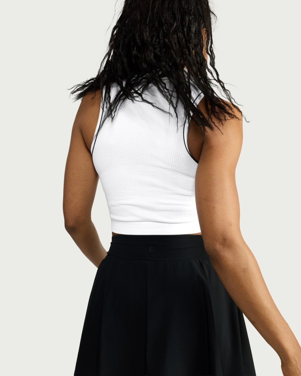 image 1 of F&F Active SEAMLESS Vest in White