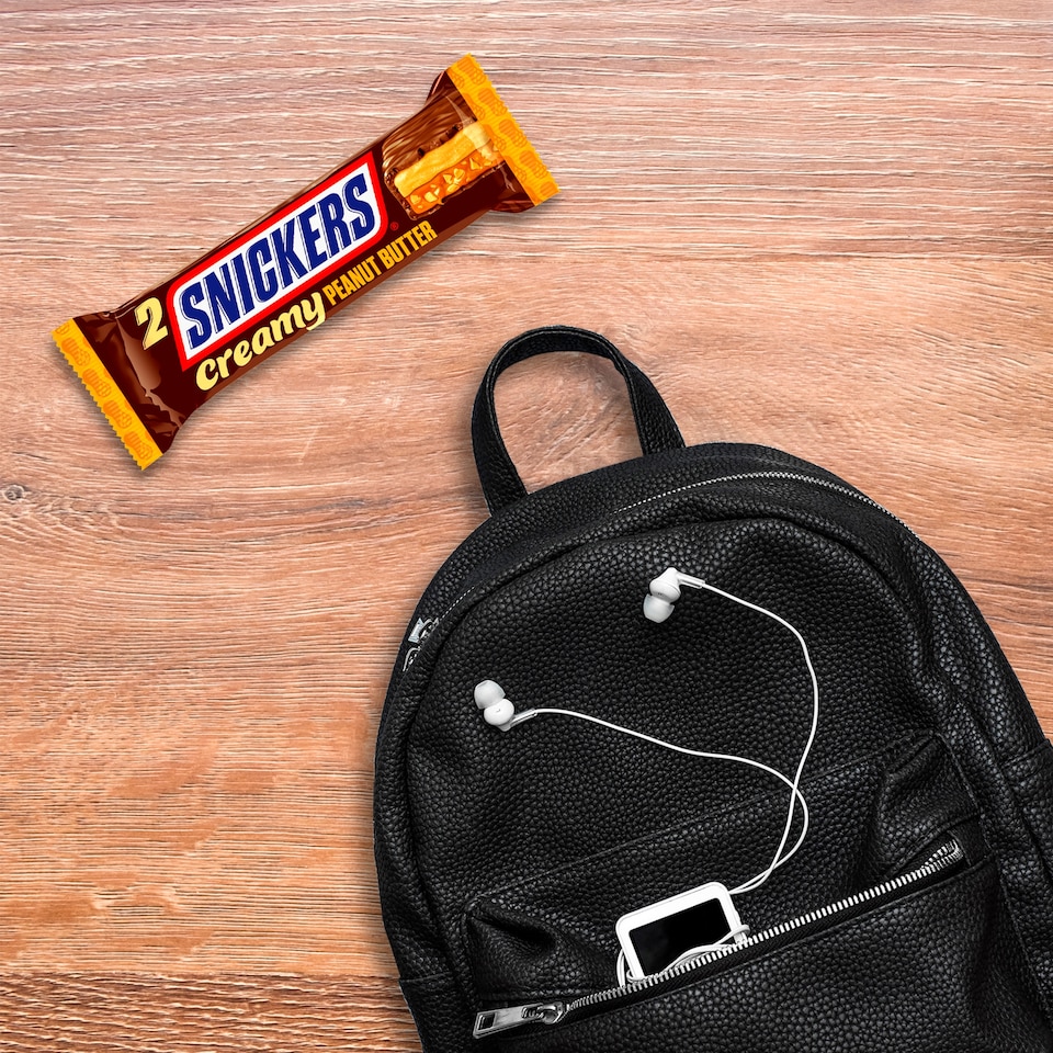 image 1 of Snickers Creamy Peanut Butter & Milk Chocolate Duo Bars 36.5g