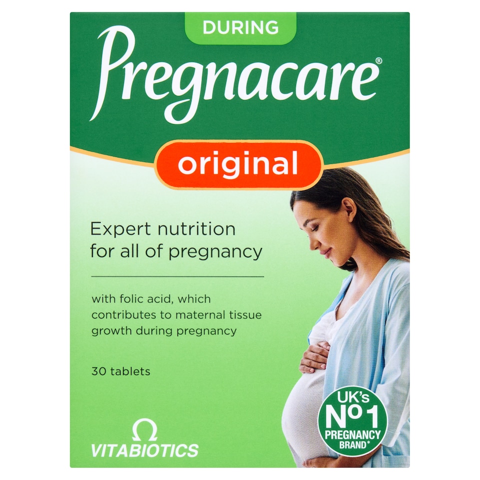 Vitabiotics Pregnacare Prenatal Vitamin & Mineral Tablets 30s