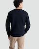 image 3 of F&F Waffle Knit Crew Neck Jumper with Wool in Navy