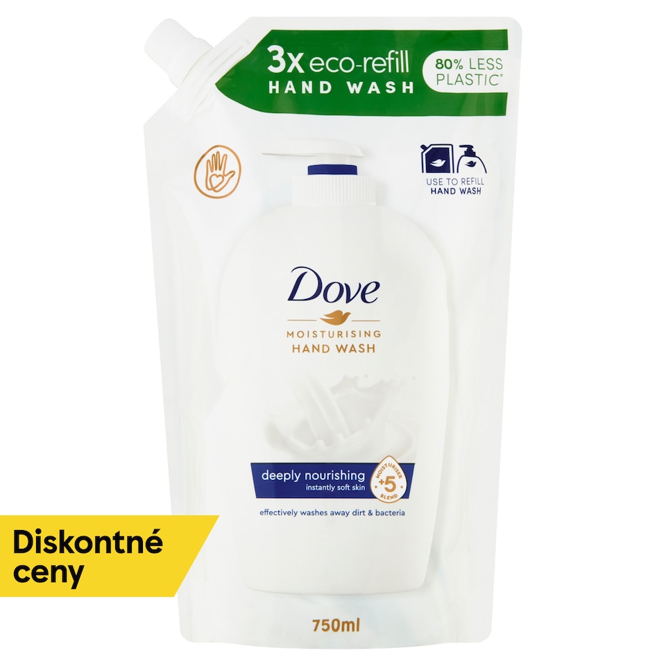 obrázok 1 z Dove Deeply Nourishing Tekuté mydlo náhradná náplň 750 ml