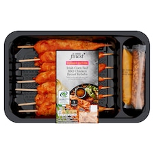 Tesco Finest Irish Bbq Chicken Breast Kebabs 380G
