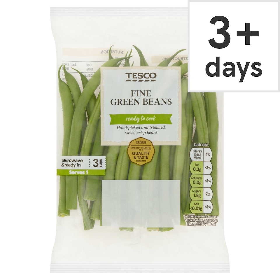 image 1 of Tesco Fine Beans 80g