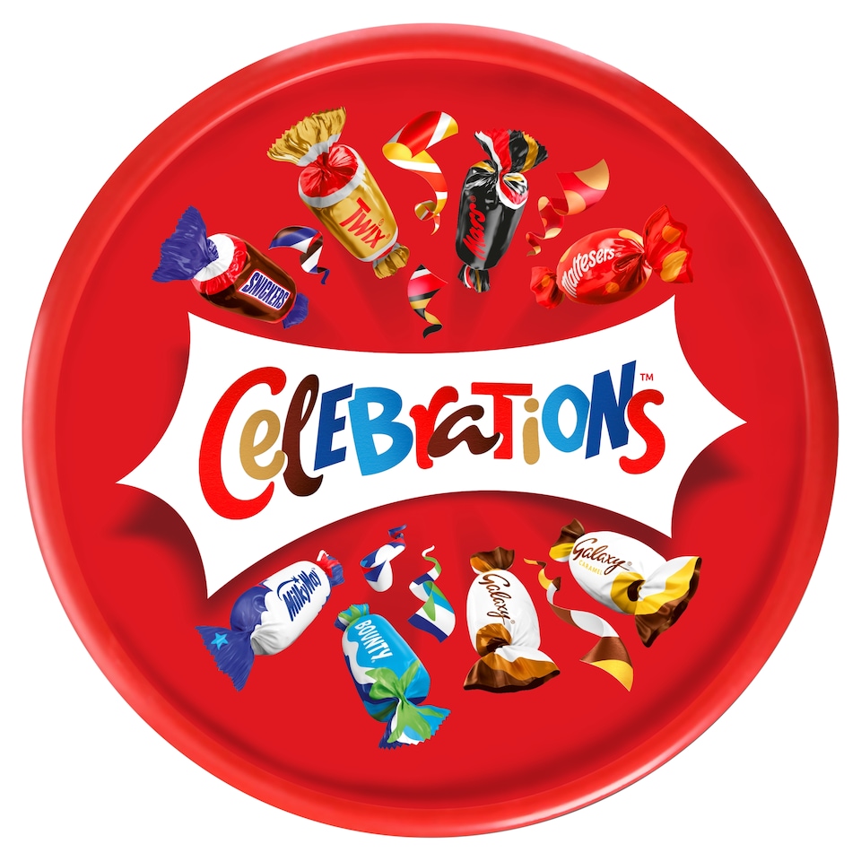 Celebrations vegyes töltött és kekszes tejcsokoládé 600 g  1. kép