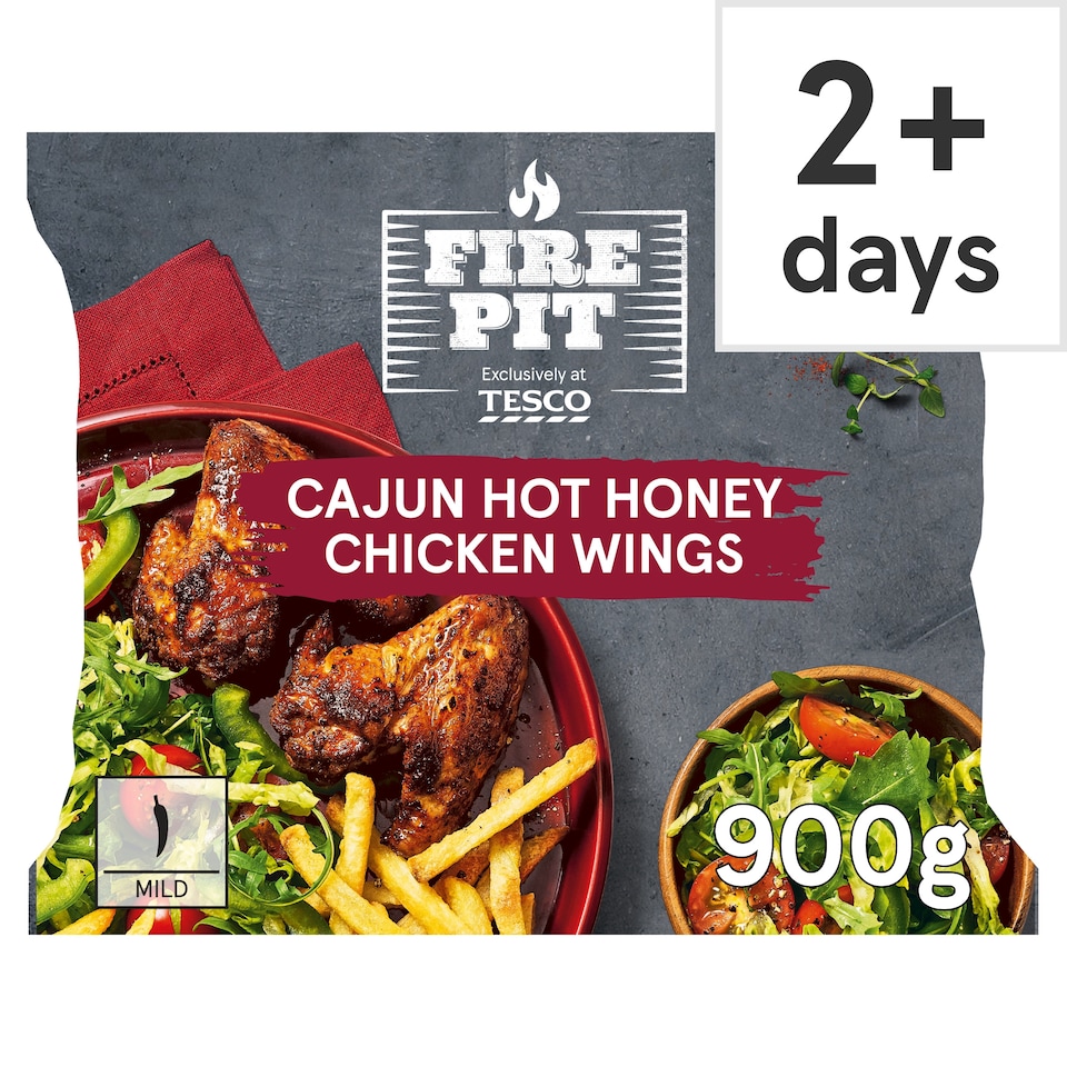 Fire Pit Cajun Hot Honey Wings 900g