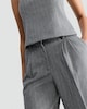 image 2 of F&F Herringbone Print Wide Leg Co-ord Trousers in Grey