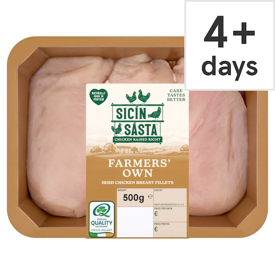 Sicin Sasta Irish Farmers Own Chicken Breast Fillets 500G