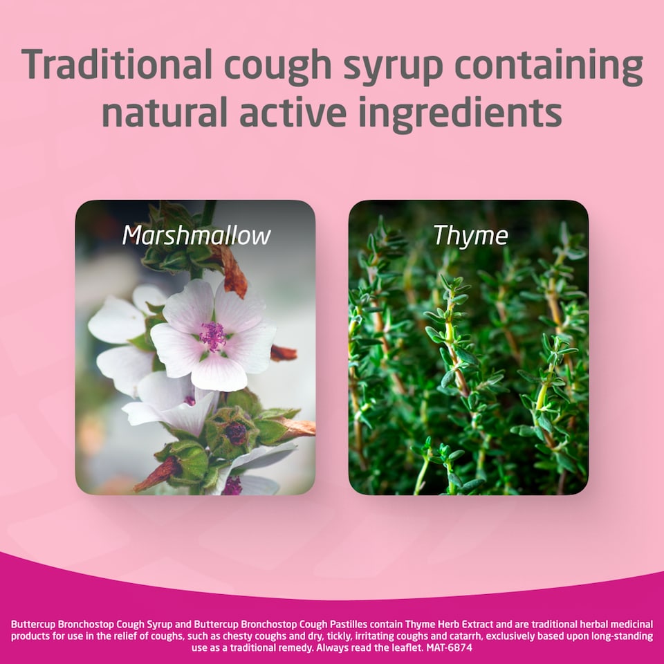 image 1 of Buttercup Bronchostop Cough Relief Syrup 120ml