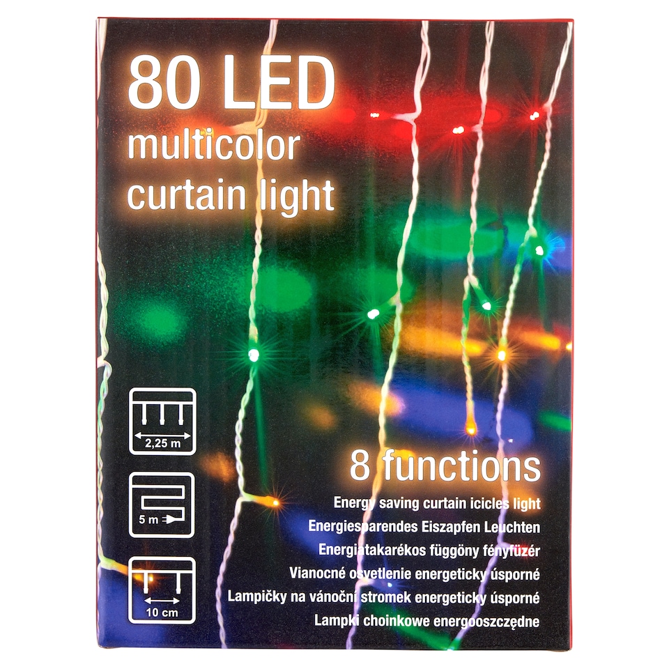 Obrázek 1 pro produkt Snow Meister SM2758 80 LED vícebarevné závěsné světlo s 8 funkcemi