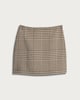 image 4 of The F&F Edit Houndstooth Print Mini Skirt in Grey