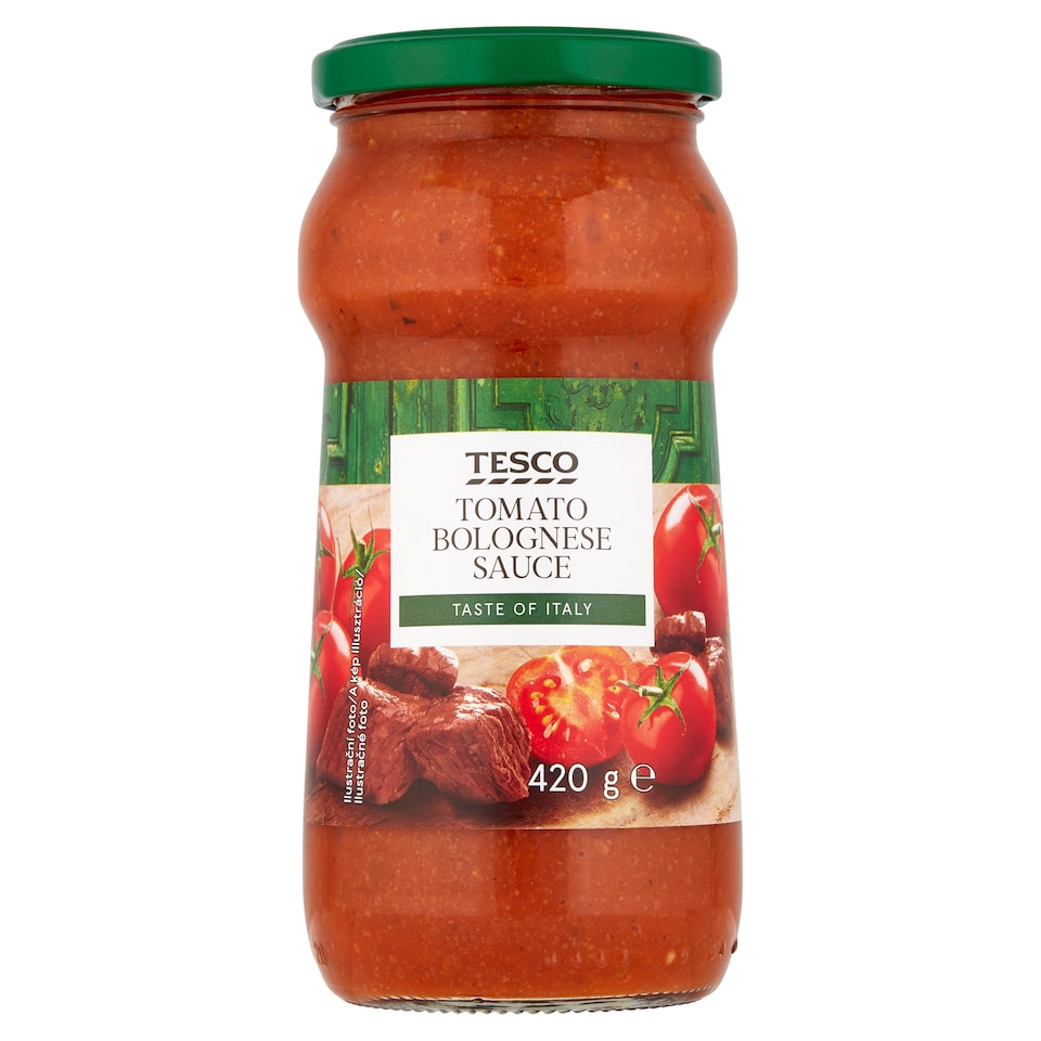  Tesco Rajčatová omáčka s hovězím masem 420g