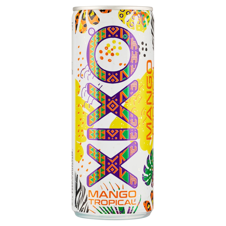 obrázok 1 z Xixo Mango Tropical sýtený nápoj s príchuťou manga a marakuje 250 ml