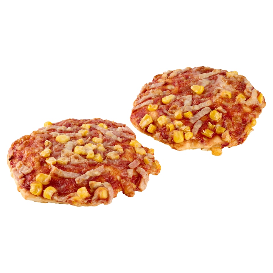 image 1 of Tesco Mini Ham Pizza with Corn 75g