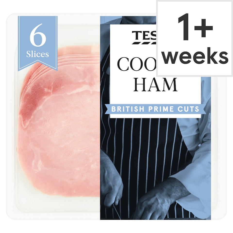 image 1 of Tesco British Cooked Ham Slices 120g