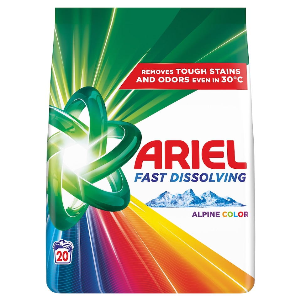 image 1 of Ariel Washing Powder 1.1kg, 20 Washes, Color