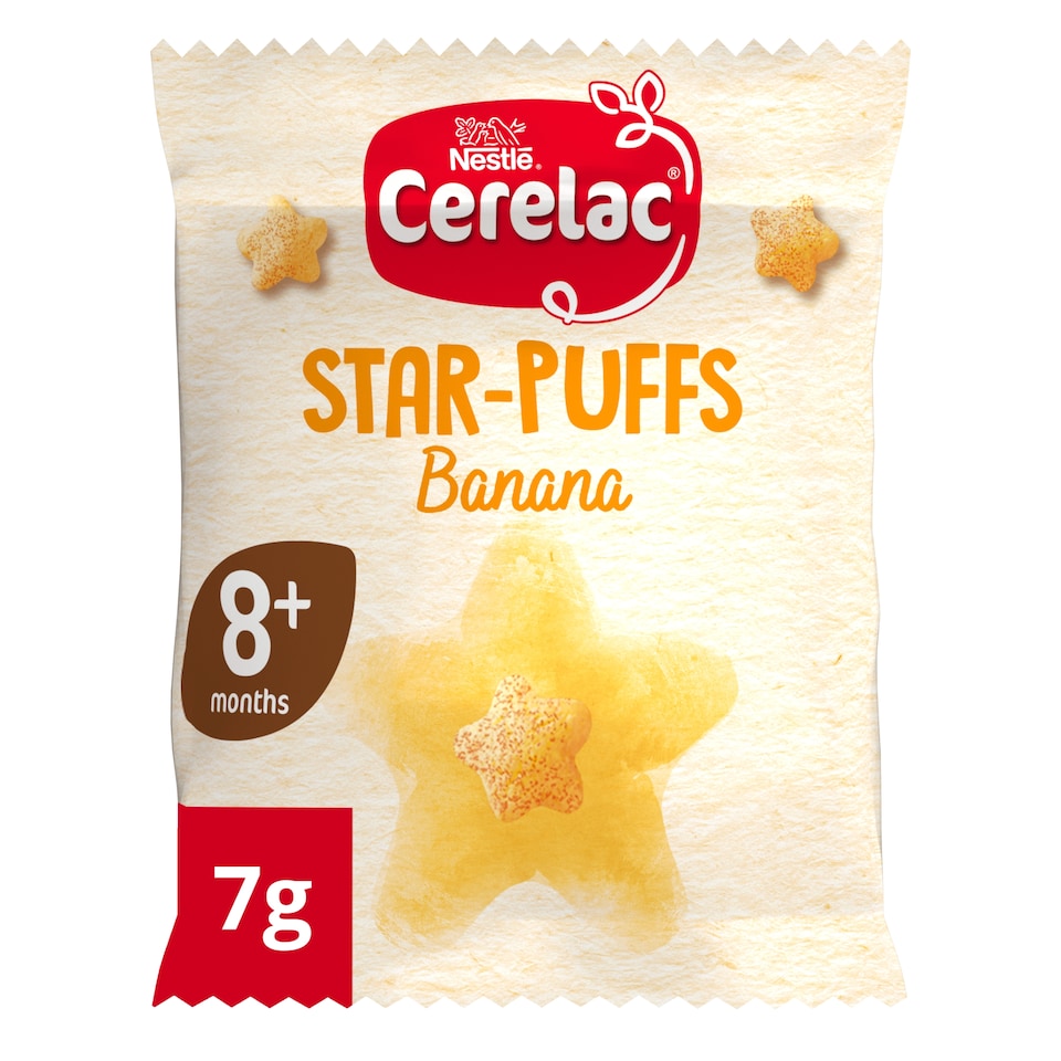 image 1 of CERELAC STAR PUFFS BANANA 7g