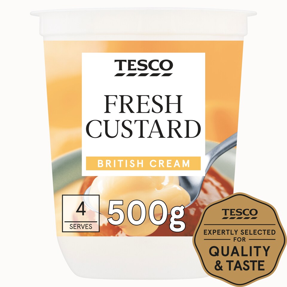 Tesco Fresh Custard 500G