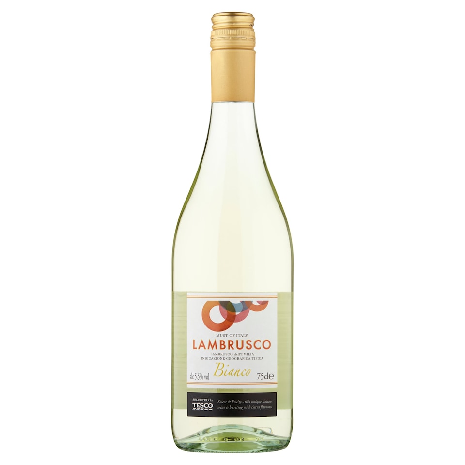 image 1 of Tesco Italiano Lambrusco Bianco 75Cl