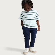 F&F Boys Cotton Rich Chino Trousers in Navy